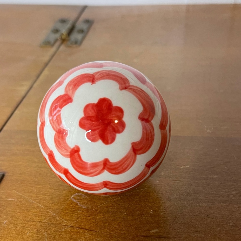 Kate McRostie decorative ceramic sphere